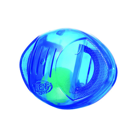 Игрушка для собак Nerf гремящая с теннисным мячом внутри - 17,5 см