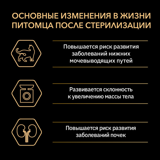 Pro Plan Cat Adult Sterilised сухой корм для стерилизованных кошек с курицей - 10 кг