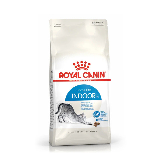 Royal Canin Indoor 27 для кошек от 1 до 7 лет, живущих в помещении - 2 кг