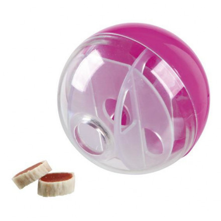 Trixie Игрушка для лакомств Мяч для кошек, пластик, o5 см