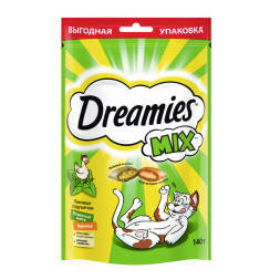 Dreamies MIX лакомство для взрослых кошек с мятой и курицей - 140 г
