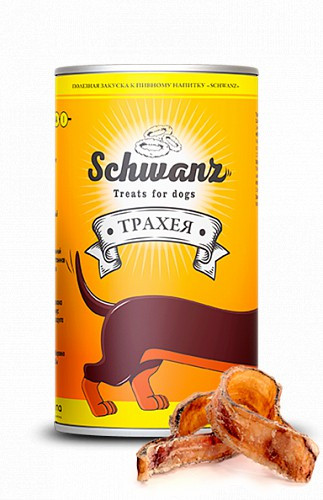 SCHWANZ лакомство для собак трахея говяжья сушеная - 50 г