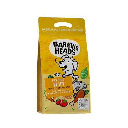 Barking Heads Fat Dog Slim сухой корм для взрослых собак, склонных к полноте, с курицей и рисом - 2 кг