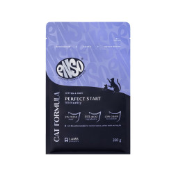 ENSO Cat Formula Perfect Start сухой корм для котят от 1 месяца, беременных и кормящих кошек со свежим ягненком и добавлением тыквы - 350 г