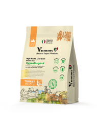 Yummy Linea сухой корм для взрослых собак малых и миниатюрных пород с индейкой - 800 г