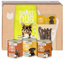Smart Dog Smart Box набор для умных собак, рацион из птицы - 1,5 кг