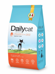 Dailycat Adult Sterli Lite Turkey &amp; Rice для взрослых кастрированных и стерилизованных кошек с индейкой и рисом - 10 кг