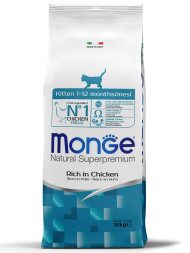 Monge Kitten сухой корм для котят с курицей - 10 кг