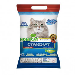 Наполнитель для кошачьего туалета Homecat Эколайн Стандарт комкующийся  - 6 л (2.8 кг)