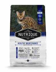 Vitalcan Nutrique Cat Adult Healthy Maintenance сухой корм для взрослых кошек с индейкой - 350 г