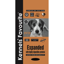Kennels` Favourite 21% Expanded-сухой корм для взрослых стерелизованных собак с излишним весом - 20 кг