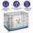 Лежанка MidWest Fashion для собак и кошек плюшевая 52х32 см, голубая