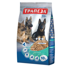 Трапеза Био сухой корм для собак с говядиной - 10 кг