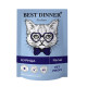 Best Dinner Exclusive Vet Profi Renal диетические паучи для взрослых кошек для профилактики заболеваний почек, с курицей, кусочки в соусе - 85 г х 24 шт
