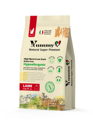 Yummy Linea сухой корм для взрослых кошек всех пород с ягненком - 2 кг