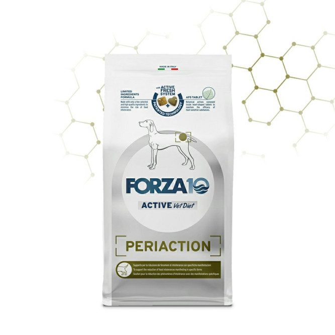 Forza10 Active Vet Diet Periaction сухой корм для собак всех пород при заболеваниях перианальных желез - 10 кг