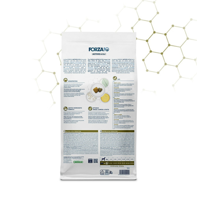 Forza10 Active Vet Diet Periaction сухой корм для собак всех пород при заболеваниях перианальных желез - 10 кг