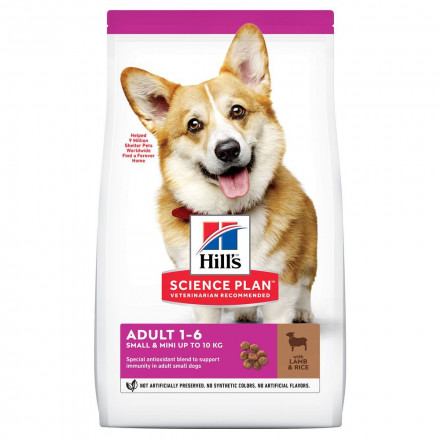 Hills Science Plan сухой корм для собак мелких пород с ягненком и рисом - 6 кг