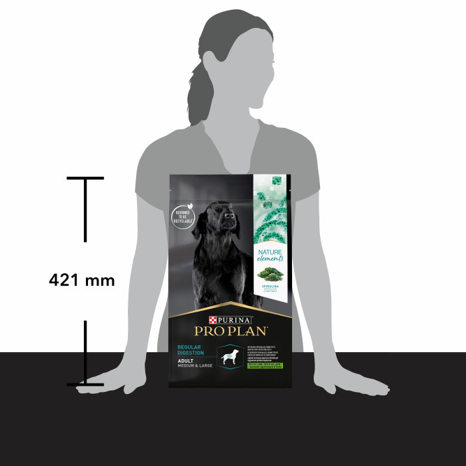 Purina Pro Plan Nature Elements сухой корм для взрослых собак средних и крупных пород, с высоким содержанием ягненка - 2 кг