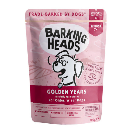 Влажный корм Barking Heads Golden Years для пожилых собак с курицей - 300 г