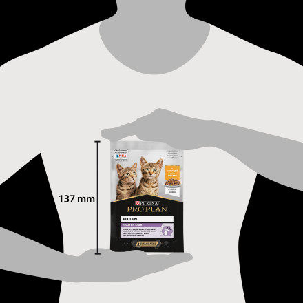 Pro Plan Kitten паучи для котят с курицей в желе - 85 г х 26 шт