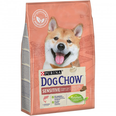 Сухой корм Purina Dog Chow Sensitive для собак с чувствительным пищеварением с лососем - 2,5 кг