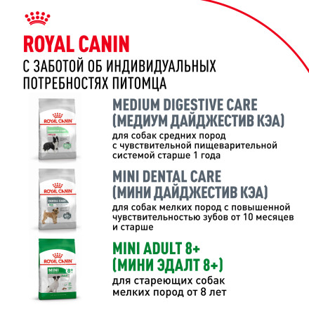Royal Canin Mini Adult сухой корм для взрослых собак мелких пород - 8 кг