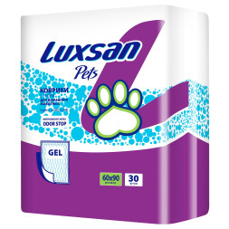 Luxsan Premium GEL коврики впитывающие для животных, 60х90, 30 шт