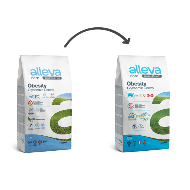 Alleva Care Dog Adult Obesity Glycemic Control сухой диетический корм для взрослых собак, контроль потребления глюкозы - 2 кг