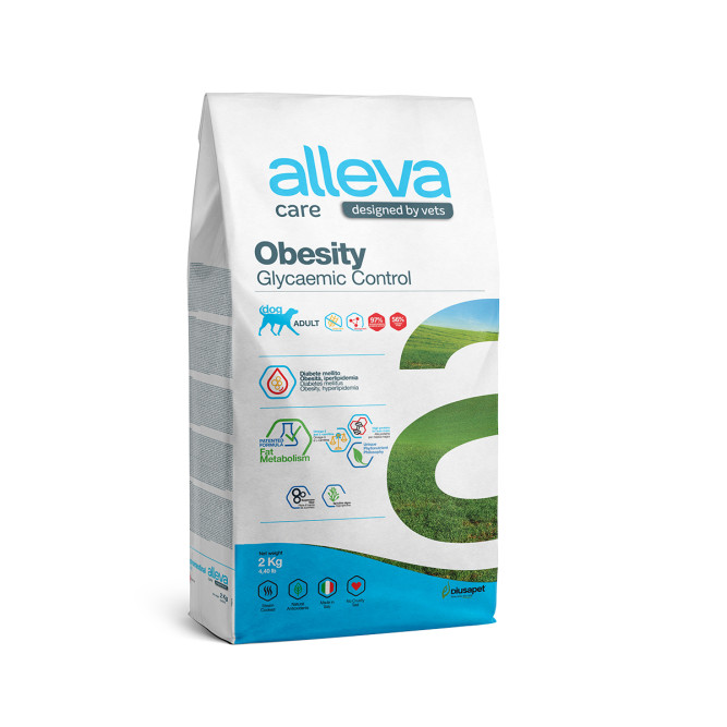 Alleva Care Dog Adult Obesity Glycemic Control сухой диетический корм для взрослых собак, контроль потребления глюкозы - 2 кг