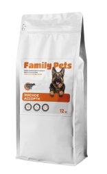 Family Pets сухой корм для взрослых собак средних и крупных пород мясное ассорти - 12 кг