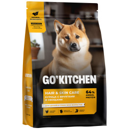 Go' Kitchen сухой корм для собак всех возрастов и щенков, с курицей - 1,59 кг