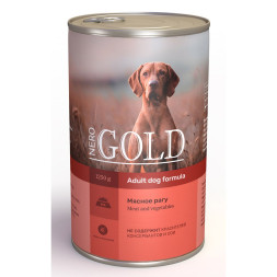 Nero Gold Adult Dog Formula Meat &amp; Vegetables консервы для взрослых собак с мясным рагу - 1,25 кг х 12 шт