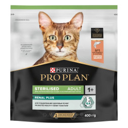 Pro Plan Cat Adult Sterilised сухой корм для стерилизованных кошек с лососем - 400 г