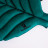 Mr.Kranch лежанка для собак Листочек, большая двусторонняя с имитацией кожи, 120х73х6 см, зеленая