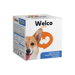 Welco &quot;Здоровая кожа и блестящая шерсть&quot; лакомство для собак - 35 мл (7 шт/упак)