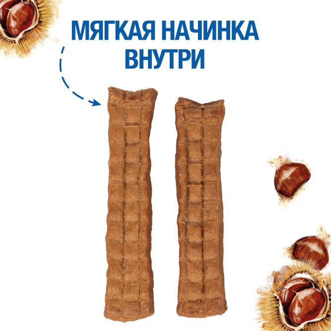 Monge Gift Sensitive Digestion лакомство для взрослых собак всех пород, мясные батончики с ягненком, каштаном и инулином, при чувствительном пищеварении - 40 г