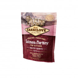 Carnilove Salmon &amp; Turkey for Kittens сухой корм для котят с лососем и индейкой - 400 г