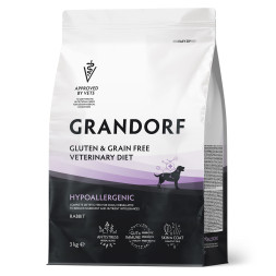 Grandorf Veterinary Diet Dog Hypoallergenic сухой диетический корм для собак с пищевой аллергией или непереносимостью - 3 кг