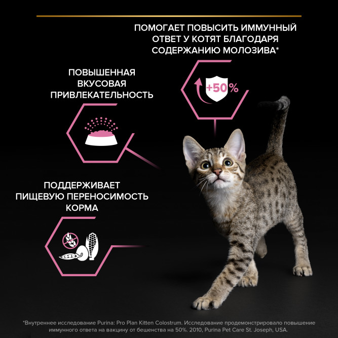 Pro Plan Delicate Digestion сухой корм для котят при чувствительном пищеварении, с индейкой - 400 г + 400 г в подарок