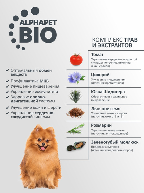 AlphaPet Superpremium сухой полнорационный корм для взрослых собак мелких пород с чувствительным пищеварением с ягненком и рисом - 3 кг