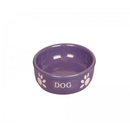Nobby миска керамическая с надписью &quot;Dog&quot;, фиолетовая - 460 мл