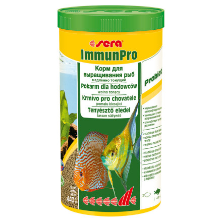 Sera Immun Pro Корм для рыб основной в гранулах - 440 г