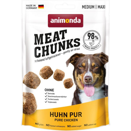 Animonda Meat Chunks Лакомство для взрослых собак средних и крупных пород с курицей - 80 г (12 шт) (12 шт в уп)
