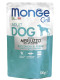 Monge Dog Grill влажный корм для взрослых собак c треской в паучах 100г (24 шт в уп)