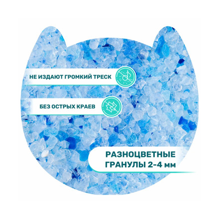 Miaumi Silica Gel Fresh Scented наполнитель силикагелевый впитывающий для кошачьего туалета, с ароматом свежести - 7,6 л (3,2 кг)