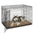 Лежанка MidWest Micro Terry для собак и кошек плюшевая 119х73 см, серо-коричневая