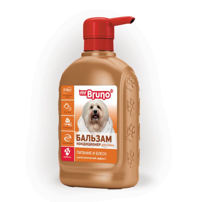 Mr.Bruno VIP Питание и блеск бальзам-кондиционер для собак - 350 мл