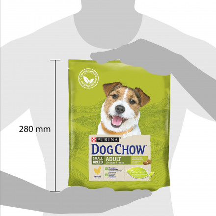 Сухой корм Purina Dog Chow для взрослых собак мелких пород от 1 года с курицей - 800 г