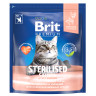Изображение товара Brit Premium Cat Sterilised сухой корм для взрослых стерилизованных кошек с курицей и лососем - 2 кг